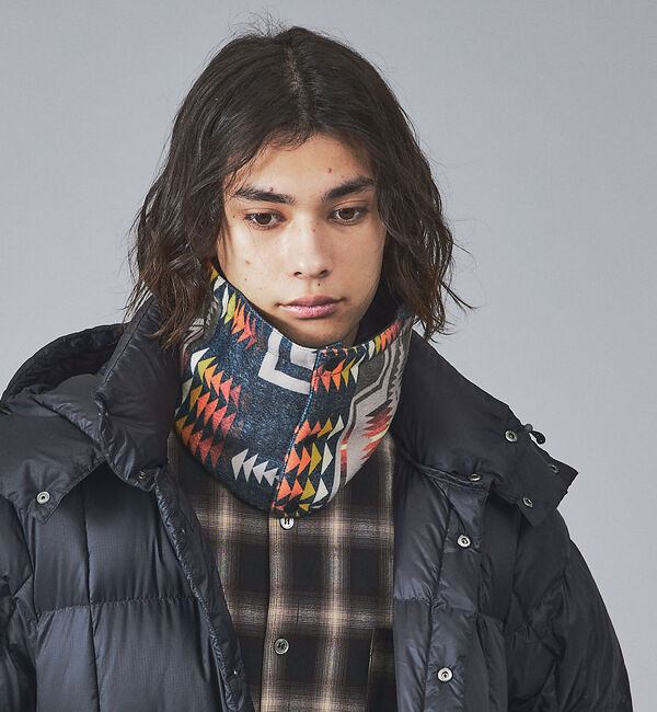 ABAHOUSE「WEB限定【PENDLETON&times;TAION / ペンドルトン&times;タイオン】REVE」|マフラー|ブラック