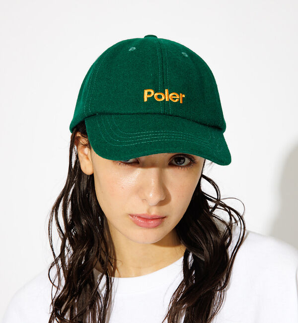 ABAHOUSE「【POLeR/ポーラー】WOOL EMB BASEBALL CAP/ウールシンプ」|その他|