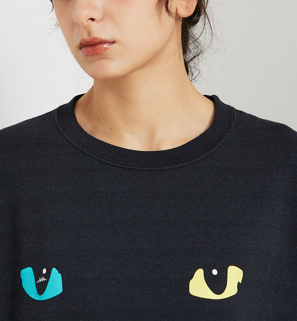 ABAHOUSE「【JERZEES/ジャージーズ】 Black cat crew sweat /o」|スウェット・ジャージ|