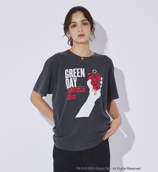 ABAHOUSE「【GOOD ROCK SPEED/グッドロックスピード】GREEN DAY /グ」|Tシャツ・カットソー|ブラック系その他1