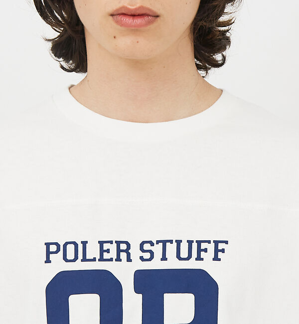 ABAHOUSE「【POLeR/ポーラー】 FOOTBALL SHIRT/フットボール　ロングtシ」|Tシャツ・カットソー|