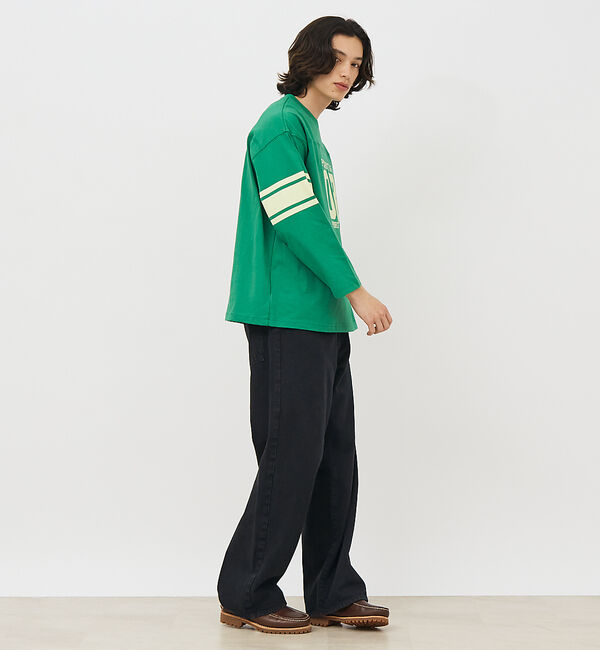 ABAHOUSE「【POLeR/ポーラー】 FOOTBALL SHIRT/フットボール　ロングtシ」|Tシャツ・カットソー|