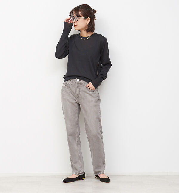 Rouge vif「カラーラインハイゲージニット」|ニット・セーター|