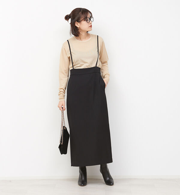 Rouge vif「カラーラインハイゲージニット」|ニット・セーター|