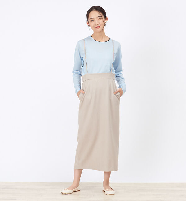 Rouge vif「カラーラインハイゲージニット」|ニット・セーター|