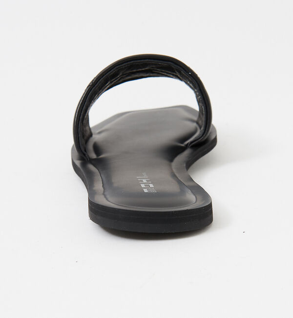 Rouge vif「【MOHI】スクウェアトゥミュールサンダル」|サンダル|