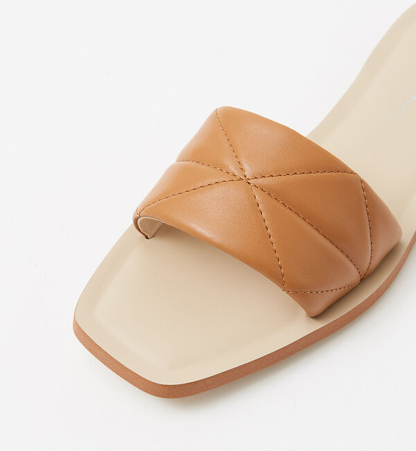 Rouge vif「【MOHI】スクウェアトゥミュールサンダル」|サンダル|