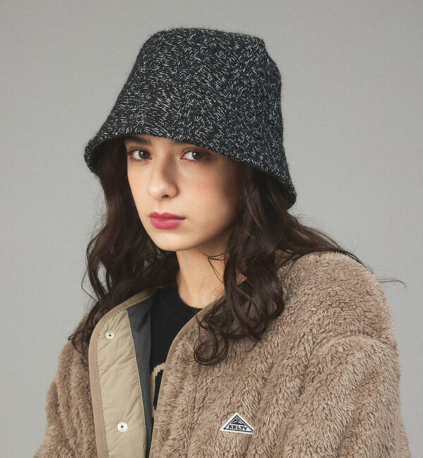 Rouge vif「【RUBEN/ルーベン】ツイードパターンバスケットハット / ダウンツバ / R」|その他|ブラック