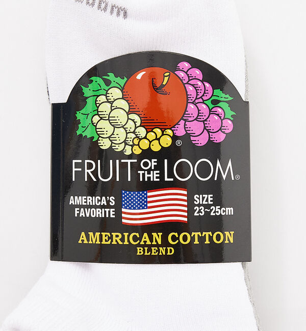 Rouge vif「【FRUIT OF THE LOOM】ソックス/靴下 3Pセット / 無地 /」|ソックス|