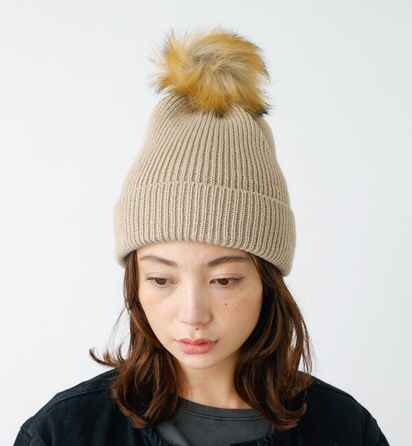 Rouge vif「【RUBEN】ボンボン付きニット帽 / ワッチキャップ / RUS-8237」|その他|