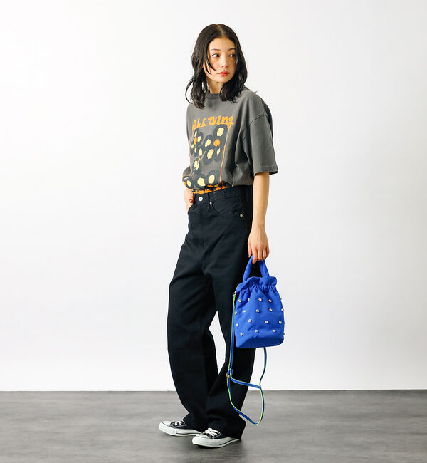 Rouge vif「【cheek/チーク】2WAY ミニショルダーバッグ / ラインストーン / キ」|ショルダー・メッセンジャー|