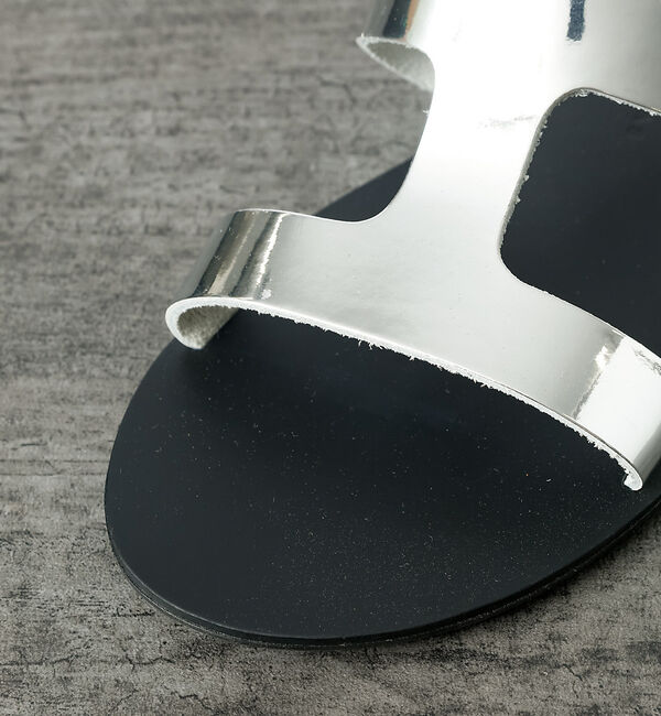 Rouge vif「【NICOLASLAINAS/ニコラスライナス】カットアウト スライドサンダル」|サンダル|