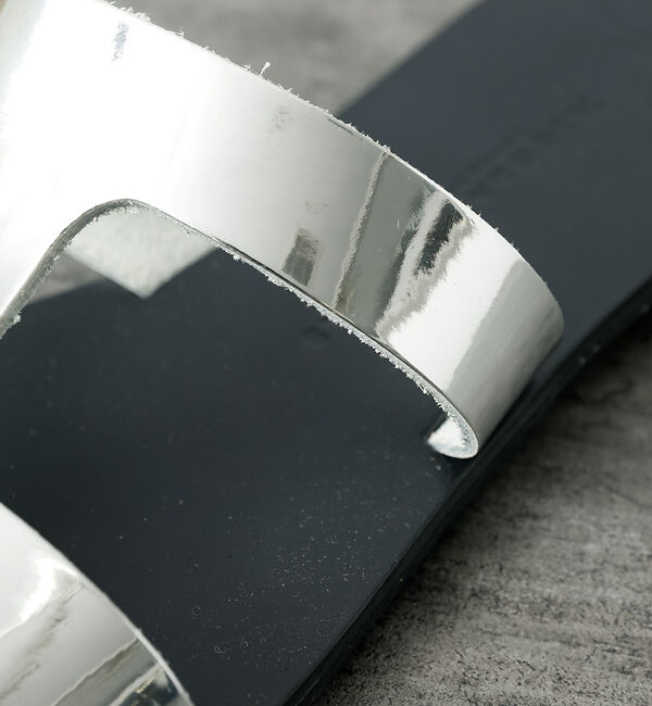 Rouge vif「【NICOLASLAINAS/ニコラスライナス】カットアウト スライドサンダル」|サンダル|