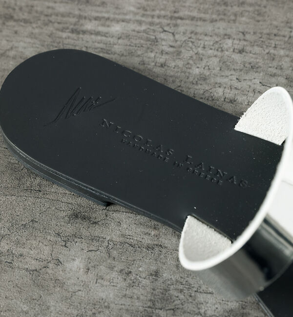 Rouge vif「【NICOLASLAINAS/ニコラスライナス】カットアウト スライドサンダル」|サンダル|