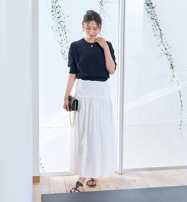 Rouge vif「ボリュームギャザースカート」|スカート|