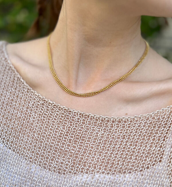 Rouge vif「【MARIHA/マリハ】Silent RainNLスターライト3連 ネックレス」|ネックレス|