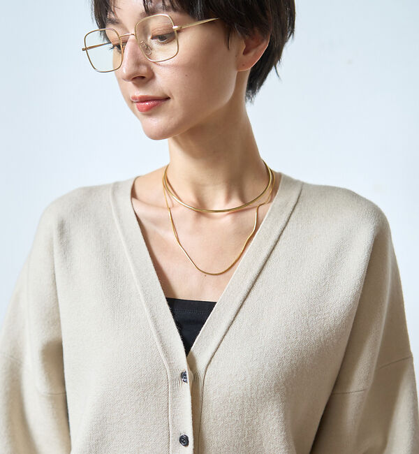 Rouge vif「変形オーバールーズニットカーディガン」|カーディガン|