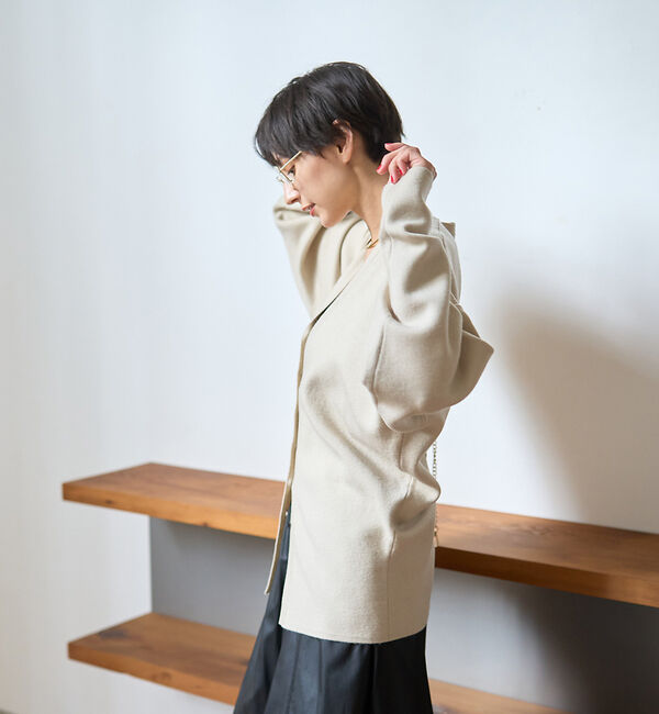 Rouge vif「変形オーバールーズニットカーディガン」|カーディガン|