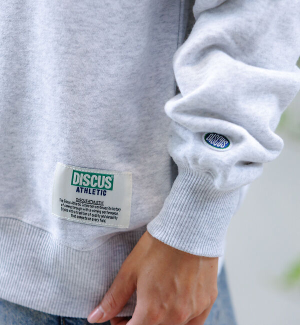 Rouge vif「【DISCUS/ディスカス】裏毛スキッパーUネックスウェット/トップス/スウェッ」|スウェット・ジャージ|