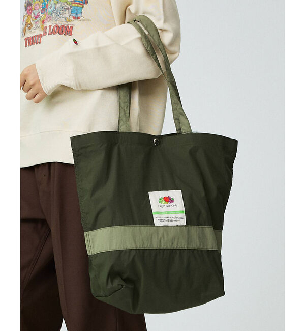 Rouge vif「【FRUIT OF THE LOOM/フルーツ・オブ・ザ・ルーム】ナイロントート」|トートバッグ|カーキ