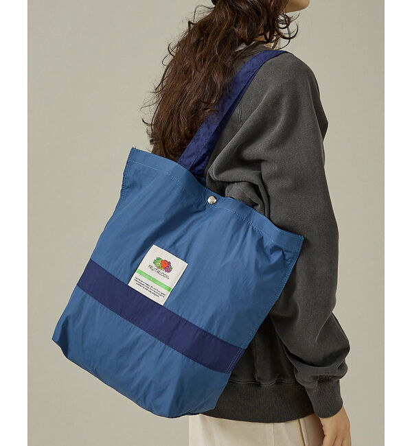 Rouge vif「【FRUIT OF THE LOOM/フルーツ・オブ・ザ・ルーム】ナイロントート」|トートバッグ|ブルーグレー