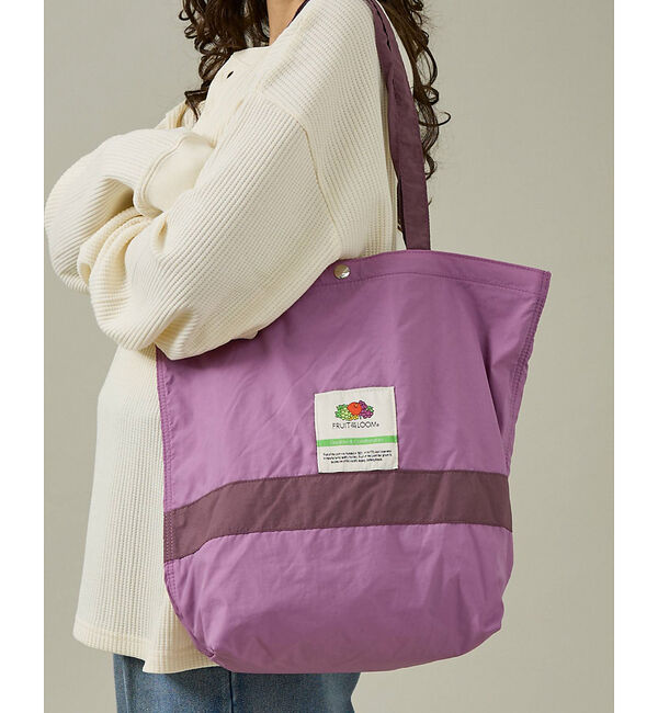 Rouge vif「【FRUIT OF THE LOOM/フルーツ・オブ・ザ・ルーム】ナイロントート」|トートバッグ|バイオレット