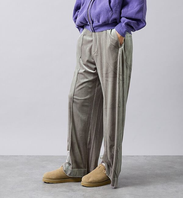 Rouge vif「【Keena/キーナ】ベロアセンタープレスパンツ/ベロア/センタープレス/お出か」|その他|