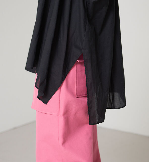 qualite「マルチネックギャザーブラウス」|シャツ・ブラウス|