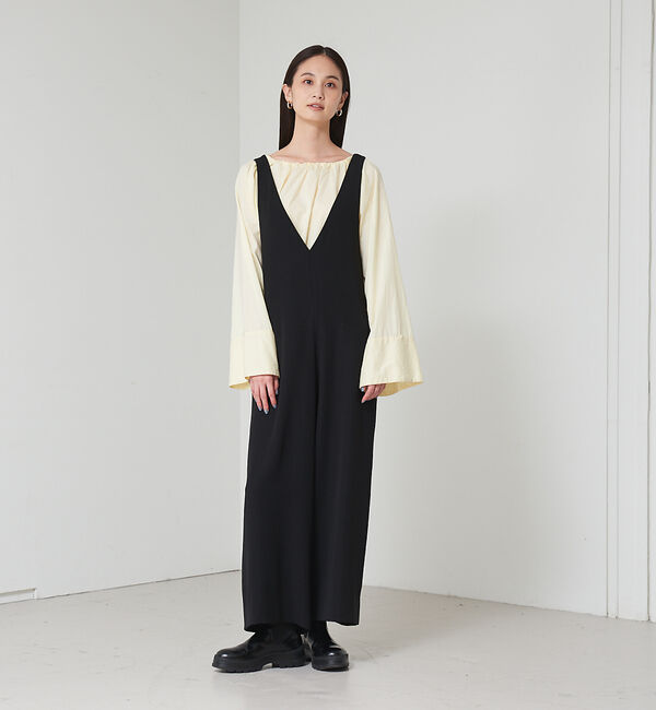 qualite「マルチネックギャザーブラウス」|シャツ・ブラウス|