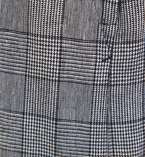qualite「【セットアップ対応】リネングレンチェックショートパンツ」|その他|