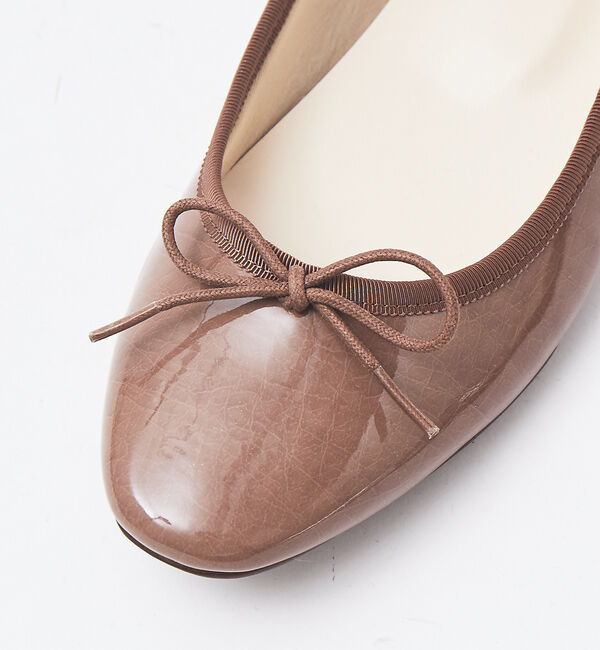 AU BANNISTER「【晴雨兼用】スクエアトゥバレエシューズ」|レインシューズ|