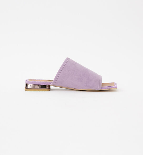 AU BANNISTER「スクエアトゥ フラットミュール」|サンダル|