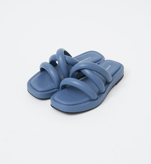 AU BANNISTER「【WEB限定】厚底 チューブ クッション フラット サンダル」|サンダル|