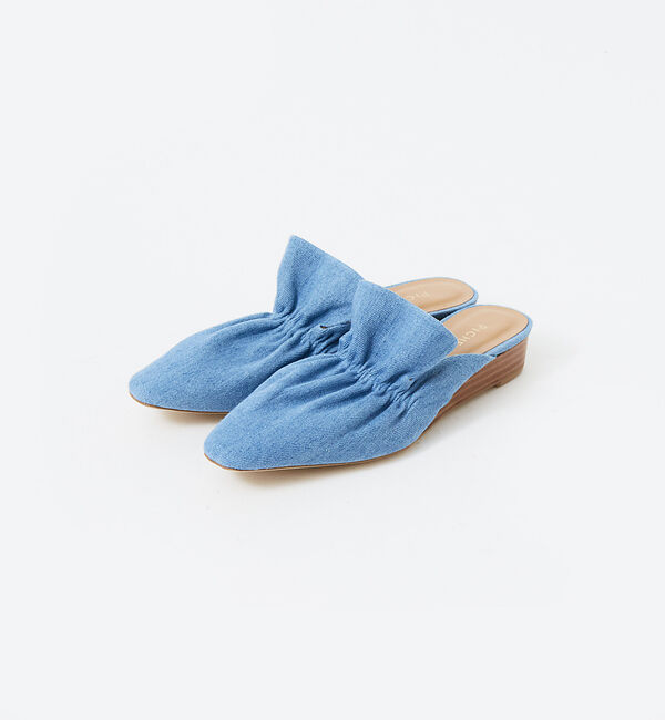 AU BANNISTER「ソフトギャザーミュール」|サンダル|