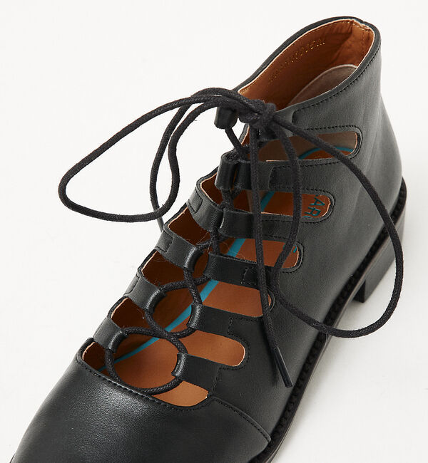 AU BANNISTER「【LAROUTE】レースアップパンプス」|パンプス|