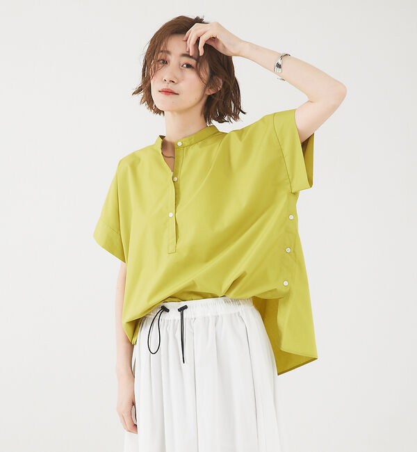 abahouse mavie「ブロードフレンチスリーブシャツ」|シャツ・ブラウス|