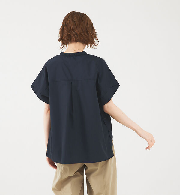 abahouse mavie「ブロードフレンチスリーブシャツ」|シャツ・ブラウス|