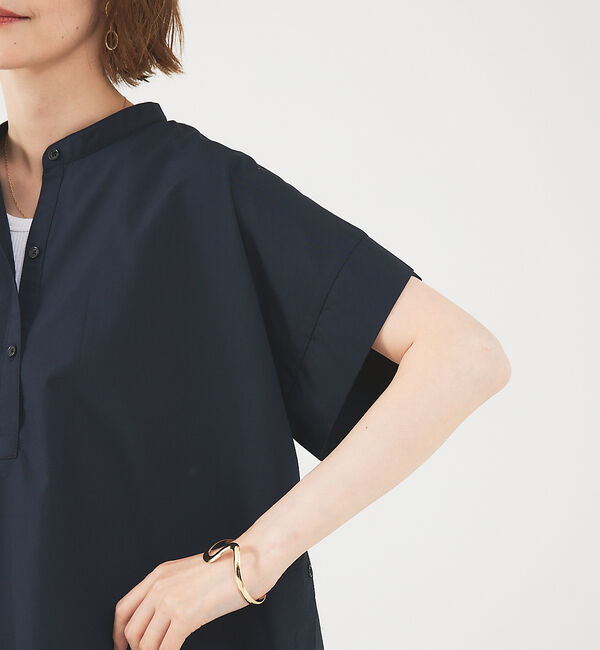 abahouse mavie「ブロードフレンチスリーブシャツ」|シャツ・ブラウス|