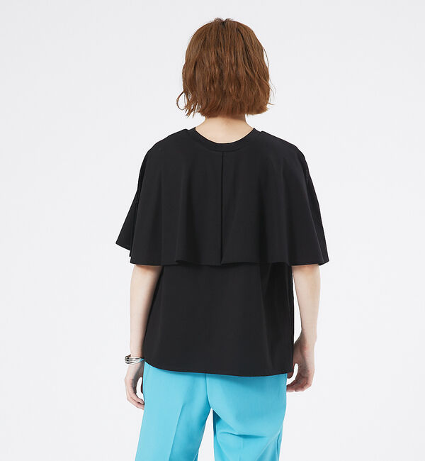 abahouse mavie「シルケットマルチWAYケーププルオーバー」|Tシャツ・カットソー|