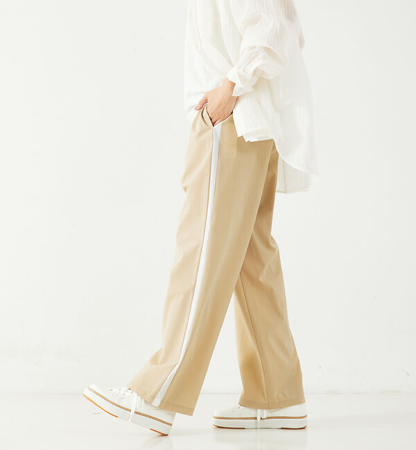 abahouse mavie「ナイロンストレッチサイドライントラックパンツ」|その他|