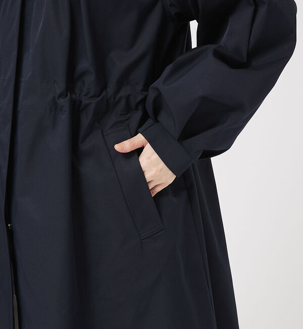 abahouse mavie「タックノーカラーコート」|ノーカラーコート|