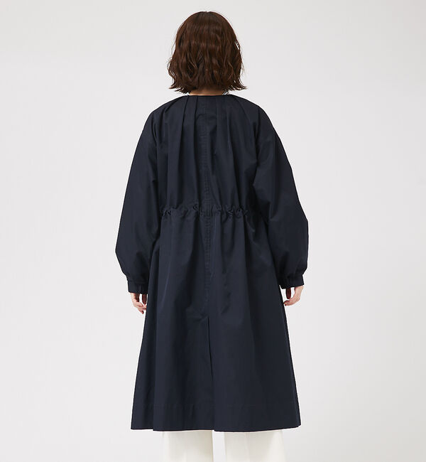abahouse mavie「タックノーカラーコート」|ノーカラーコート|