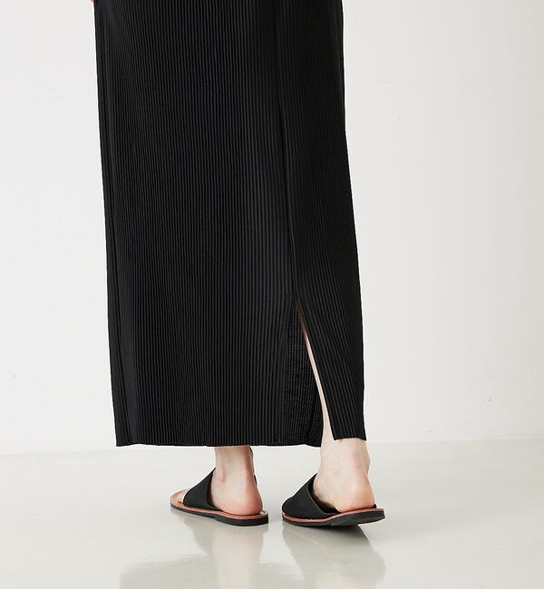 abahouse mavie「クリスタルプリーツナロースカート」|スカート|