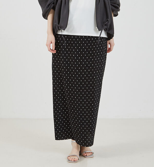 abahouse mavie「クリスタルプリーツナロースカート」|スカート|