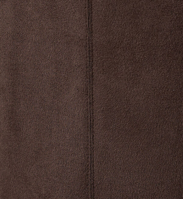 abahouse mavie「フェイクスウェード/フェイクレザースリットタイトスカート」|スカート|