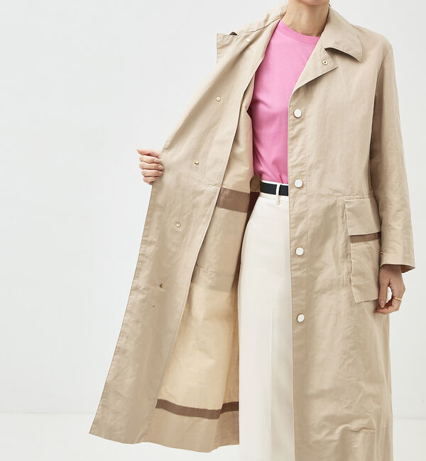 The Store by C' 「【HARUNOBUMURATA】HERMAN コットンリネンコート」|トレンチコート|