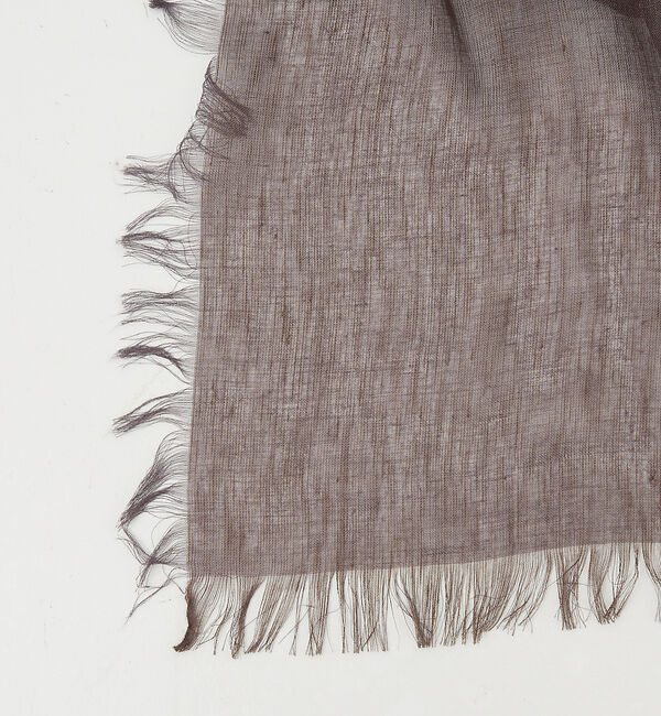 The Store by C' 「【ASAUCE MELER】シルクメランジュソリッドスクエアストール」|マフラー|