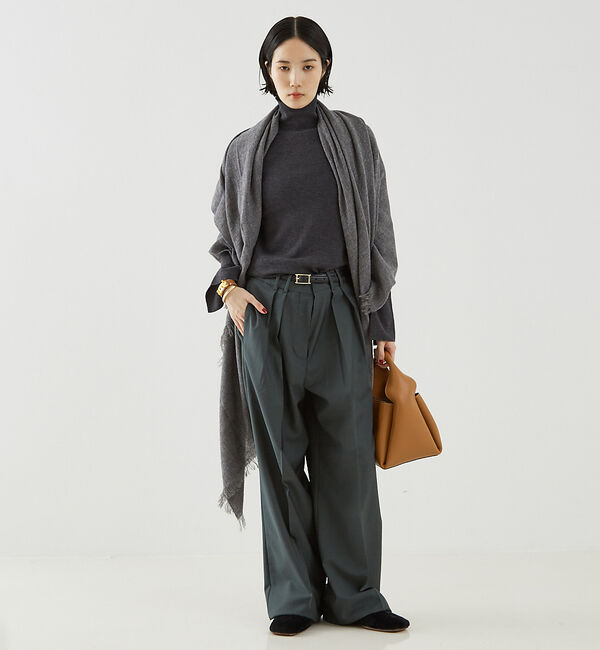 The Store by C' 「【ROHE】Wide Leg Double Pleated Trousers／ワ」|その他|