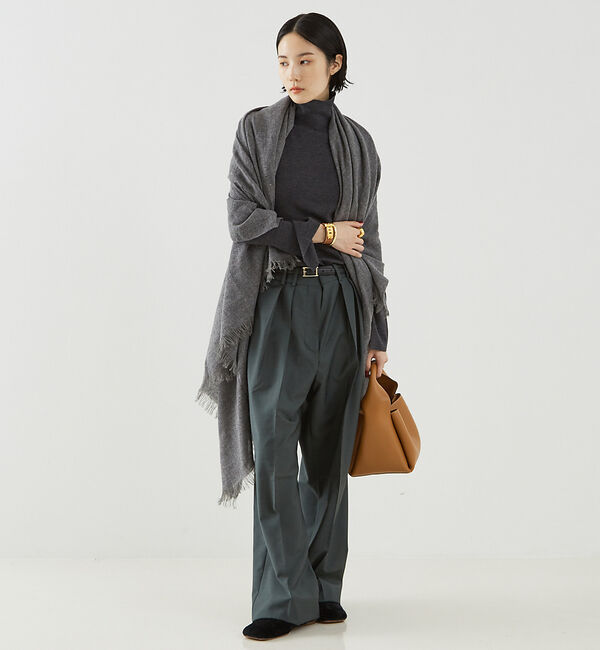 The Store by C' 「【ROHE】Wide Leg Double Pleated Trousers／ワ」|その他|