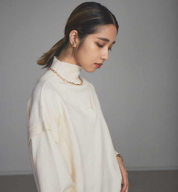 NOMINE「レイヤード風タートルニット」|ニット・セーター|